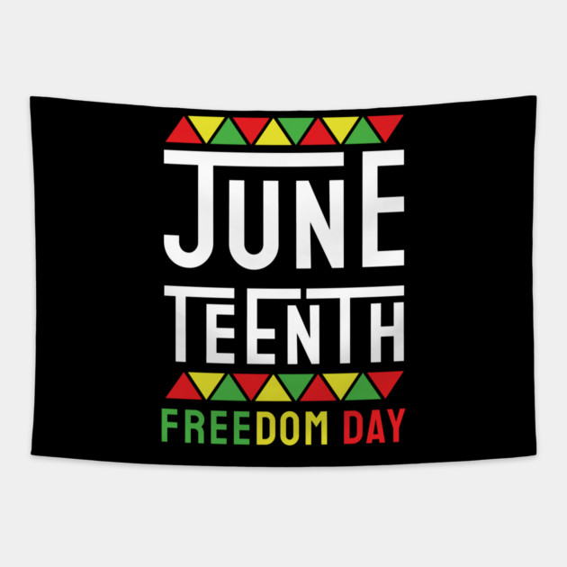 Juneteenth, Black History, Freedom Day Tapestry by UrbanLifeApparel
