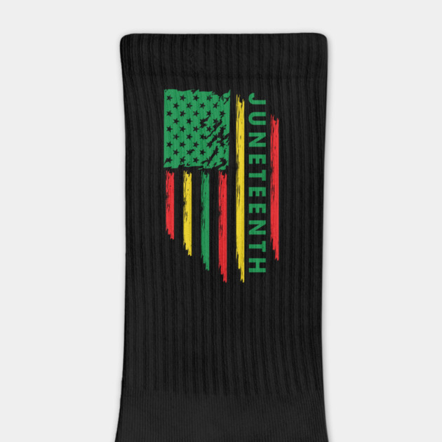 Juneteenth, Black History, Freedom Day, USA Flag, African Colors by UrbanLifeApparel