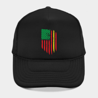 Juneteenth, Black History, Freedom Day, USA Flag, African Colors Hat