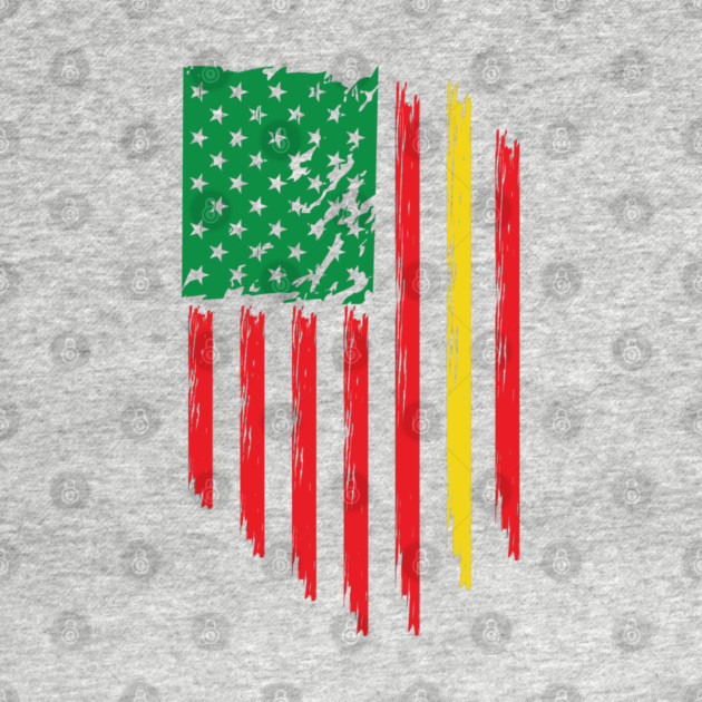 Juneteenth, Black History, Freedom Day, USA Flag, African Colors by UrbanLifeApparel