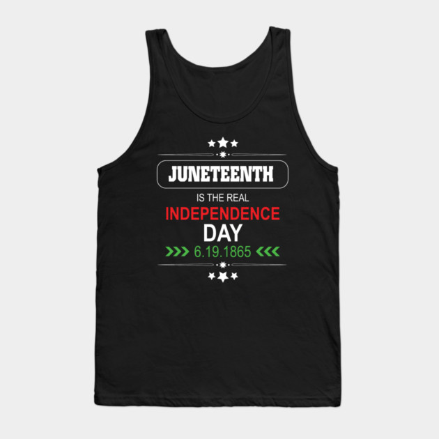 Juneteenth, Independence Day, Black History, Freedom Day, 1865 Tank Top by UrbanLifeApparel