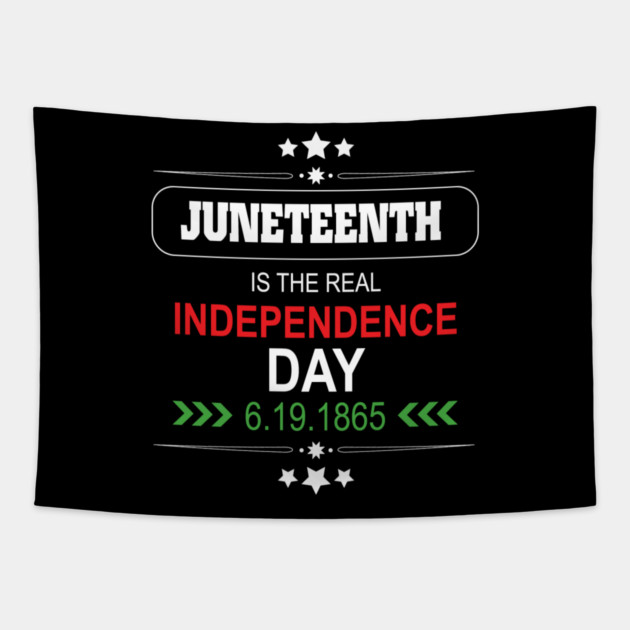 Juneteenth, Independence Day, Black History, Freedom Day, 1865 Tapestry by UrbanLifeApparel