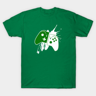Xbox Control Paint Splash T-Shirt