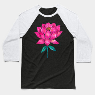 Lotus Blossom Baseball T-Shirt