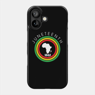 Juneteenth 1865, Black History Phone Case