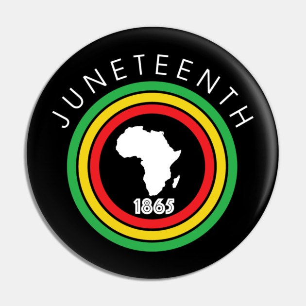 Juneteenth 1865, Black History Pin by UrbanLifeApparel