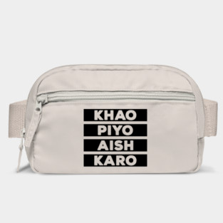 Punjabi - KHAO PIYO AISH KARO - Black Bag