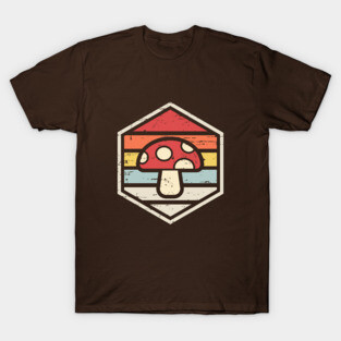 Retro Badge Mushroom T-Shirt