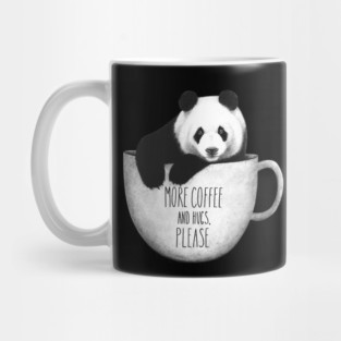 Panda with coffee Mug