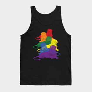 LGBT Gay Pride Lions 2 Tank Top