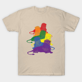 LGBT Gay Pride Lions 2 T-Shirt
