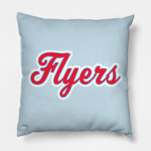 Flyers Script Pillow