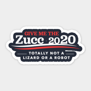 Zucc 2020 Sticker