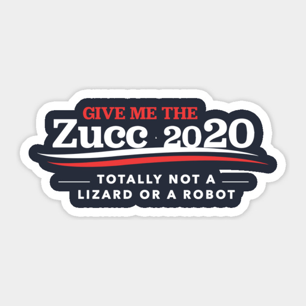 Zucc 2020 Sticker by dumbshirts