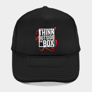 Think Outside the Box cool motivation Thinknig Hat