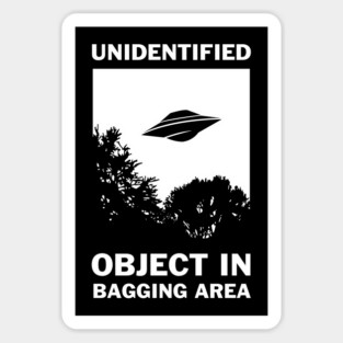 Unidentified Object In Bagging Area Sticker