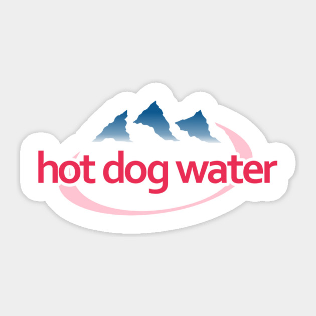 Hot Dog Water Sticker by dumbshirts