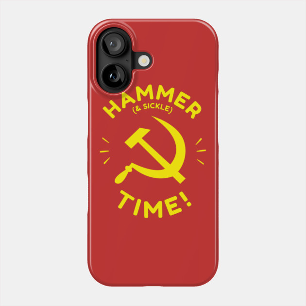 Hammer And Sickle Time Phone Case by dumbshirts