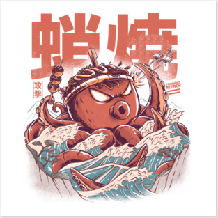 Takoyaki Attack Posters and Art