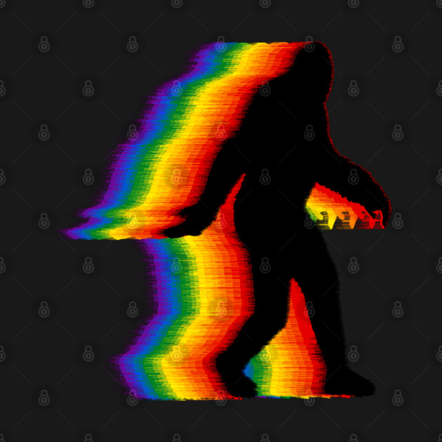 Don't Hide - Gay Pride BigFoot by Gringoface