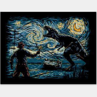 Jurassic Night Posters and Art