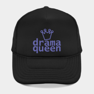 Periwinkle Drama Queen Typography Hat