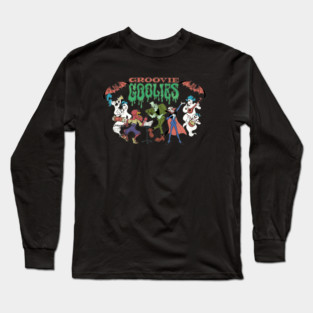 Vintage, Distressed Groovie Goolies Long Sleeve T-Shirt