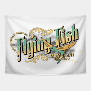 Flying Fish Restaurant Orlando at Boardwalk Resort in Florida Tapestry