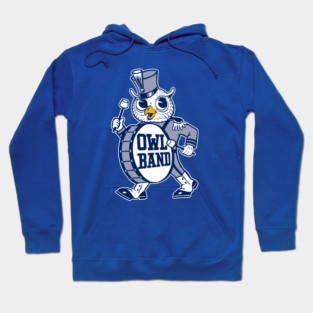 Vintage Rice Owl Marching Band Mascot Hoodie