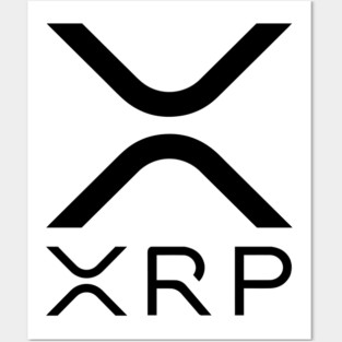 Ripple XRP - SMALL Symbol Posters and Art