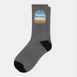 Ranch Beneath My Wings Socks