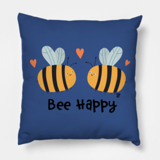 bee happy Pillow