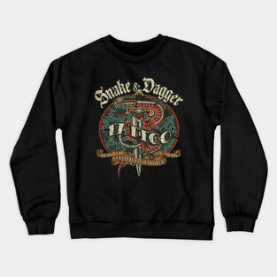Snake & Dagger Tattoo 1976 Crewneck Sweatshirt