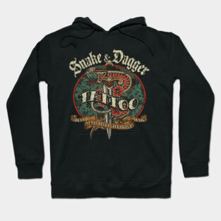 Snake & Dagger Tattoo 1976 Hoodie