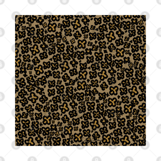Shamrock Shaped Leopard Print in Natural Colors by ButterflyInTheAttic