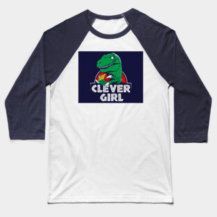 Clever Girl Play Rubik Baseball T-Shirt
