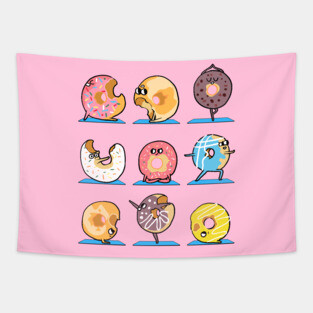 Donut Yoga Tapestry