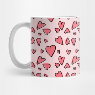 HEARTS PATTERN FOR VALENTINE Mug