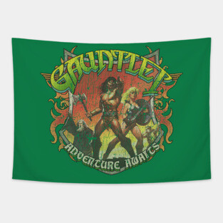 Gauntlet Adventure Awaits 1985 Tapestry