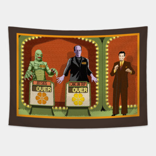 Double Over (Universal Monsters/Price is Right) Tapestry