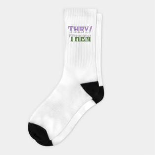 Genderqueer They/Them Socks