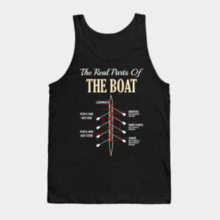 Funny Boating T-Shirt - Rowing Paddling Paddlers Shirts and Gifts Tank Top
