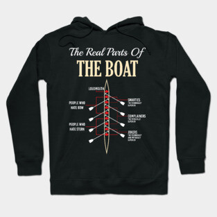 Funny Boating T-Shirt - Rowing Paddling Paddlers Shirts and Gifts Hoodie