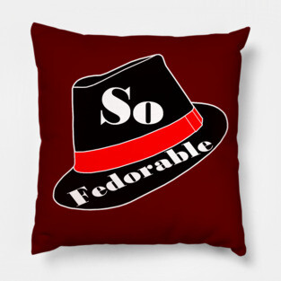 So Fedorable Hat Pillow
