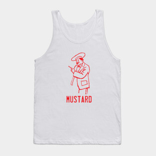 Retro Mustard Bottle Tank Top