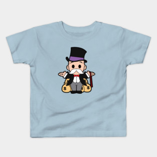 Monopoly Guy Chibi Kids T-Shirt