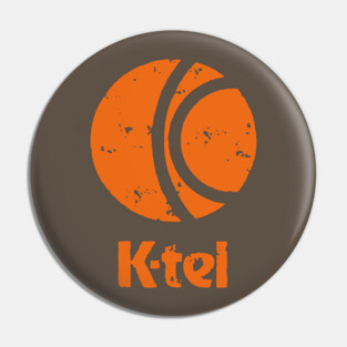 Ktel K-TEL logo Pin