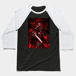 Classic Dante from Devil May Cry Baseball T-Shirt