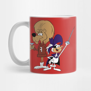 Super Chicken and Fred Mug