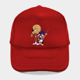 Super Chicken and Fred Hat